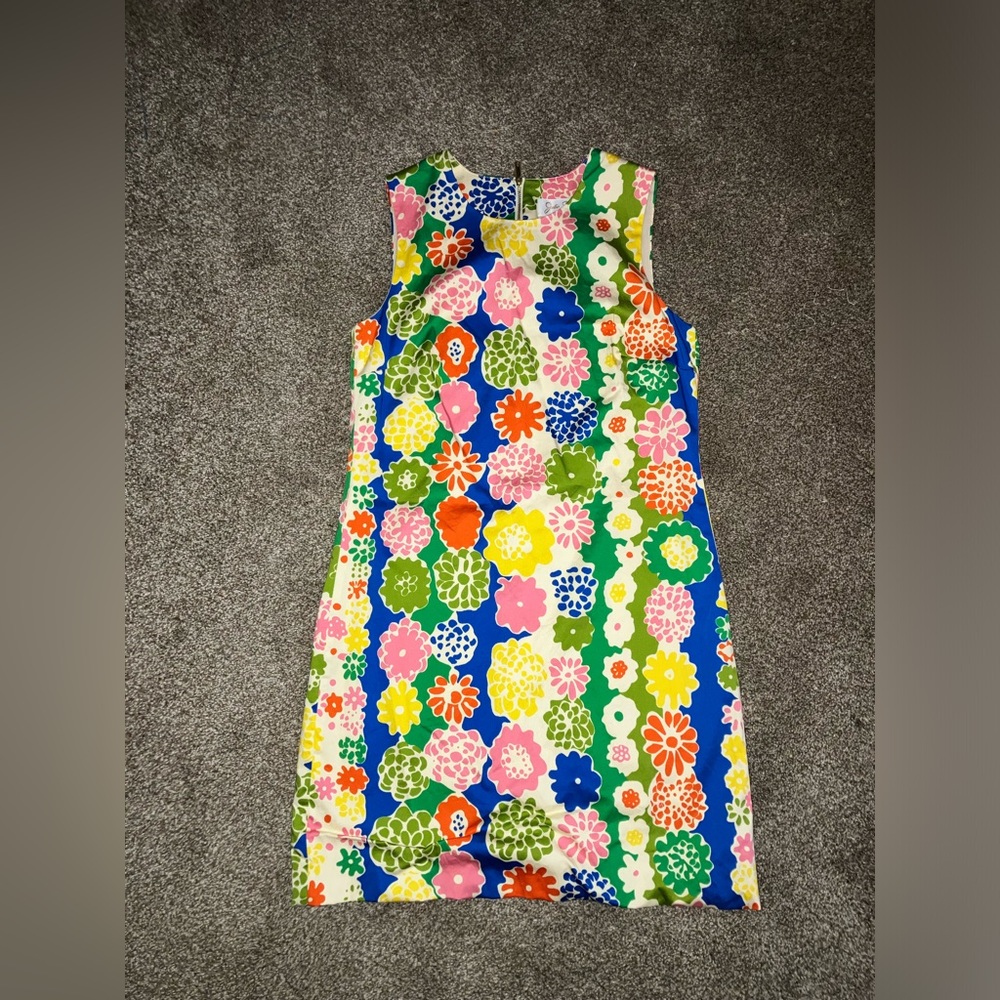 Julie Brown New York Dress Retro Floral Dress size 2 Hippy